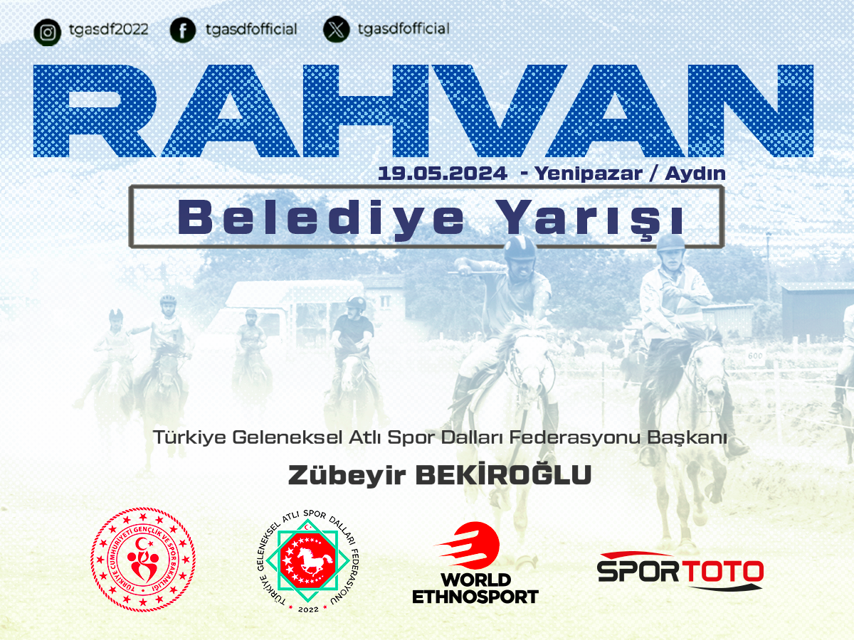 Rahvan Binicilik Belediye Yarışı Yenipazar/AYDIN