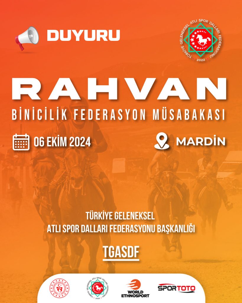 Rahvan RAHVAN BİNİCİLİK FEDERASYON MÜSABAKASI | 06 EKİM 2024 | MARDİN ...