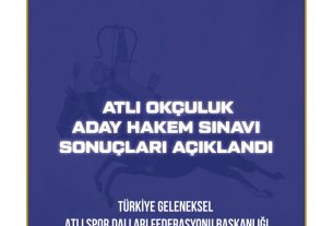 18 MAYIS 2025 | ATLI OKÇULUK ADAY HAKEM KURSU SINA SONUÇLARI AÇIKLANDI