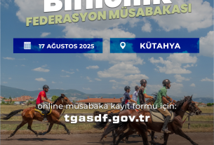 RAHVAN BİNİCİLİK FEDERASYON MÜSABAKASI | KÜTAHYA | 17 AĞUSTOS 2025 | Müsabaka Ön Kayıt Formu