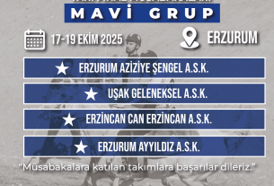 ATLI CİRİT 2025 YARI FİNAL MÜSABAKALARI | MAVİ GRUP | 17-19 Ekim 2025 – ERZURUM