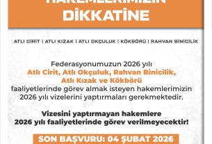 TÜM HAKEMLERİMİZİN DİKKATİNE! | 2026 YILI HAKEM VİZE İŞLEMLERİ