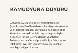 KAMUOYUNA DUYURU