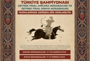 DUYURU | ATLI OKÇULUK TÜRKİYE ŞAMPİYONASI ANKARA VE KONYA ÇEYREK FİNAL MÜSABAKALARININ TARİHLERİ DEĞİŞMİŞTİR
