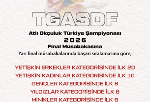 DUYURU | TGASDF Atlı Okçuluk 2026 Şampiyonası Final Müsabakalarına Yükselecek Sporcularımız