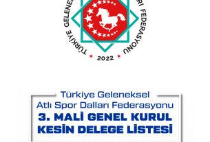 Türkiye Geleneksel Atlı Spor Dalları Federasyonu 3. Mali Genel Kurul  Kesin Delege Listesi