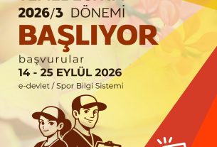 2026/3 Antrenör Temel Eğitim Programı Başlıyor | Başvurular 14-25 Eylül 2026