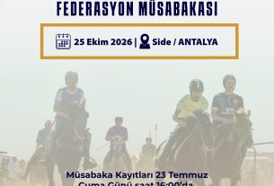 Rahvan Binicilik Federasyon Müsabakası | 25 Ekim 2026 | Side – ANTALYA | Müsabaka Ön Kayıt Formu